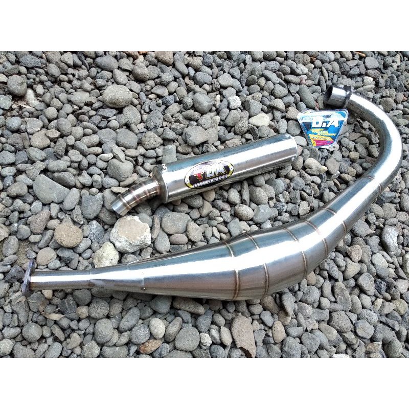 knalpot RGR150 kolong samping stenlis