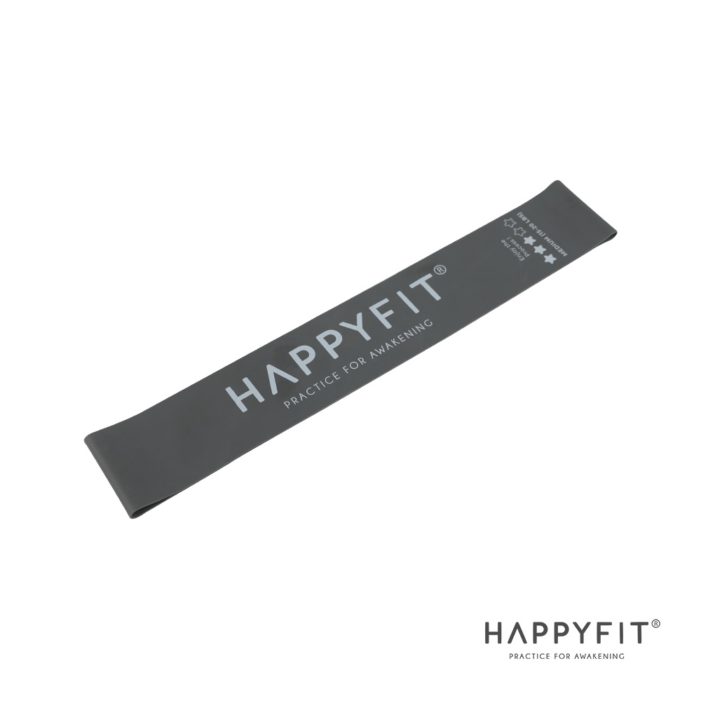 HAPPYFIT RESISTANCE LOOP BANDS-Medium - Dark Grey