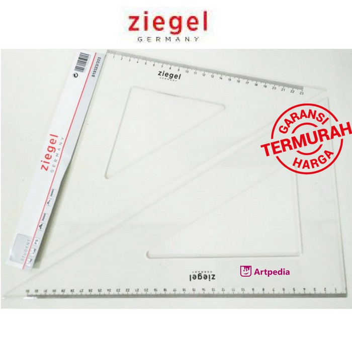 

Unik ROTRING ZIEGEL RULER SEGITIGA BESAR NO 12 SET 23CM 33CM Murah