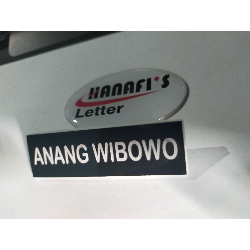 Name Tag Manset Paku / nama dada satuan