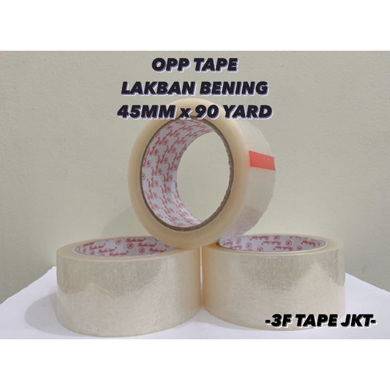 

LAKBAN/TERMURAH LAKBAN BENING / LAKBAN COKLAT 45 MM x 90YARD LAKBAN SOLATIP COKELAT/LAKBAN MURAH