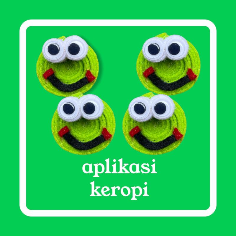 APLIKASI KEROPI DIAMETER 2CM