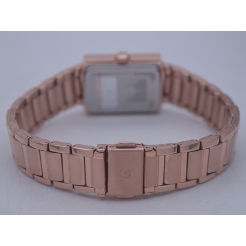 Jam Tangan Wanita Alexandre Christie Ac 2594 Rose Gold Original