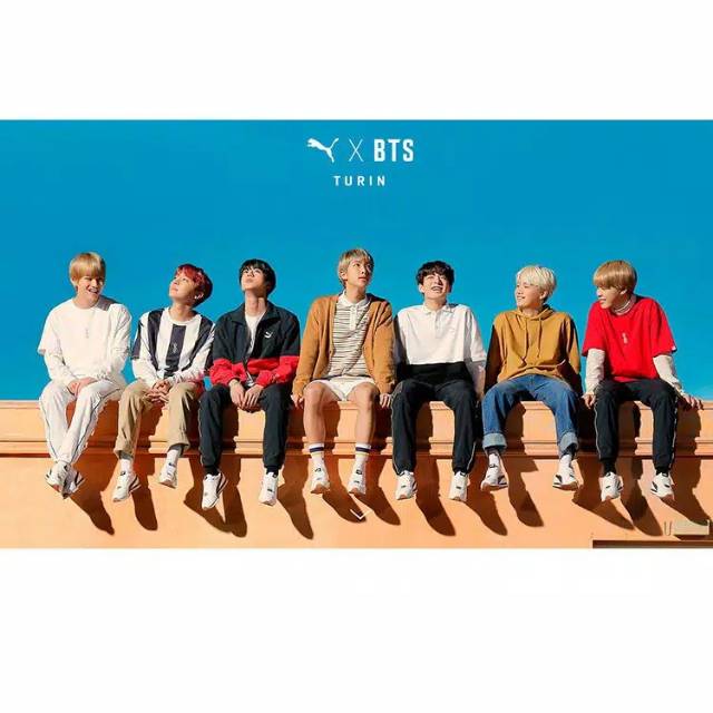 BTS X PUMA SEPATU COURT STAR
