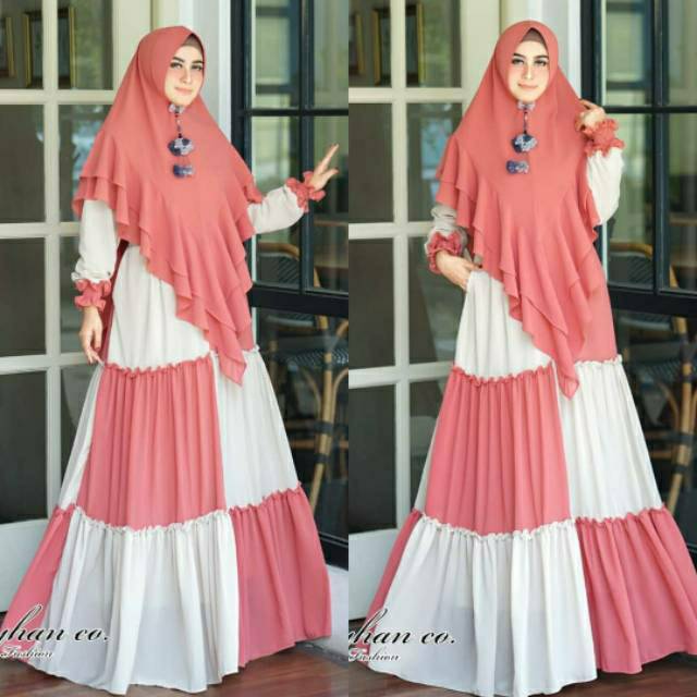 GAMIS CERUTI SET SYAR'I - NAILAH SYAR'I