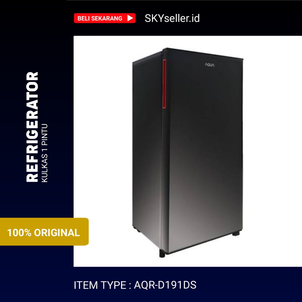 Kulkas 1 pintu AQUA AQR-191DS