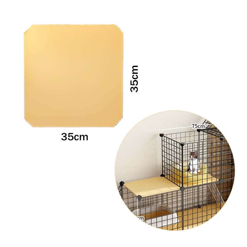 Kaikki DIY Kandang Hewan Peliharaan / Kandang Kucing / Kandang Anjing / Kandang Kelinci / Kandang Hamster /  Pagar Besi-set lengkap-6