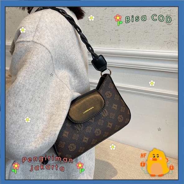 HF U33330 1KG MUAT 3PCS TAS SELEMPANG WANITA FASHION IMPORT TAS BAHU TAS KETEK