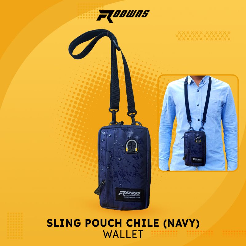 Sling Pouch Tas Selempang Mini Pria Wanita Waterproof Chile