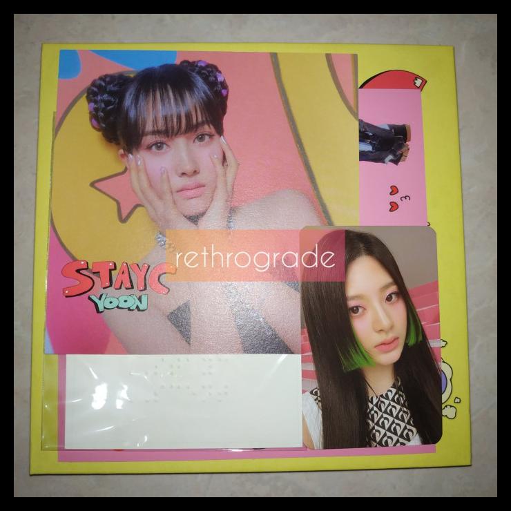 Terbaru Stayc - Staydom Unsealed Pc Seeun Postcard Yoon