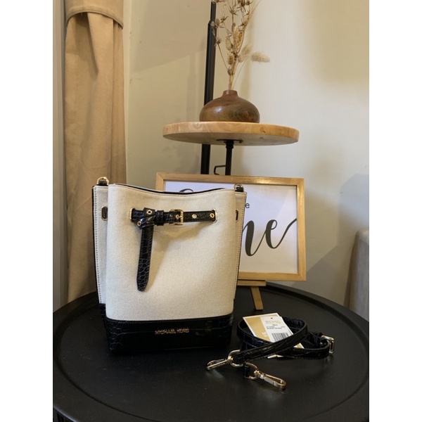 PRELOVED - MK Emilia Bucket Bag Messenger (Black)