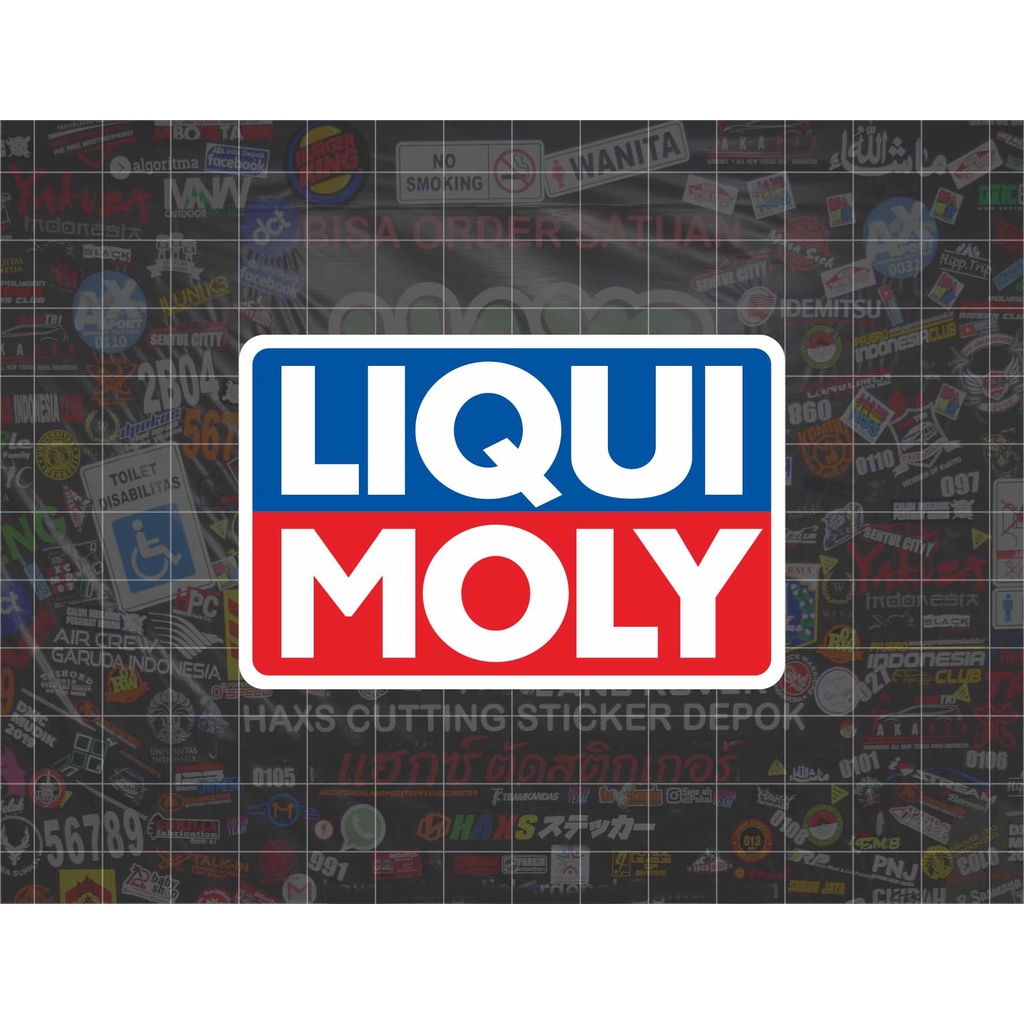 Cutting Sticker Liqui Moly Ukuran 8 Cm untuk Motor Dan Mobil