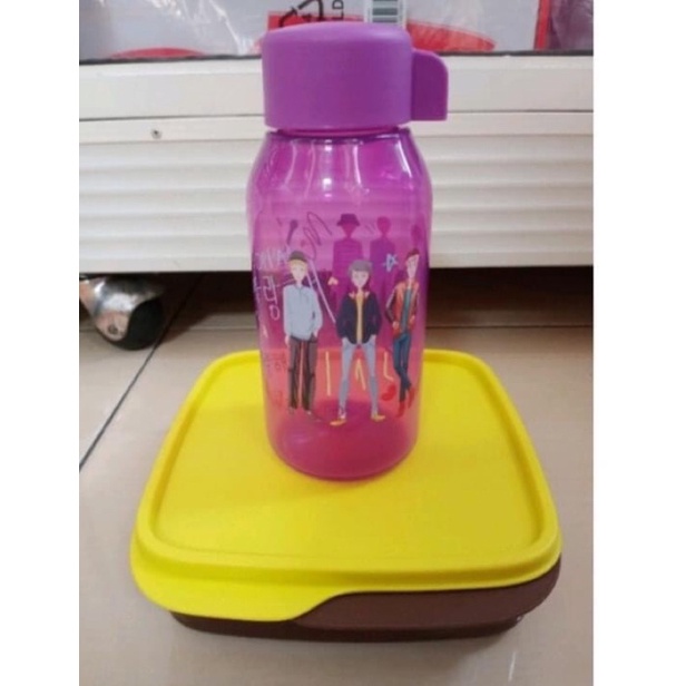 Satu Set Tupperware Bontot+Tempat Minum Edisi  Korea Lucu