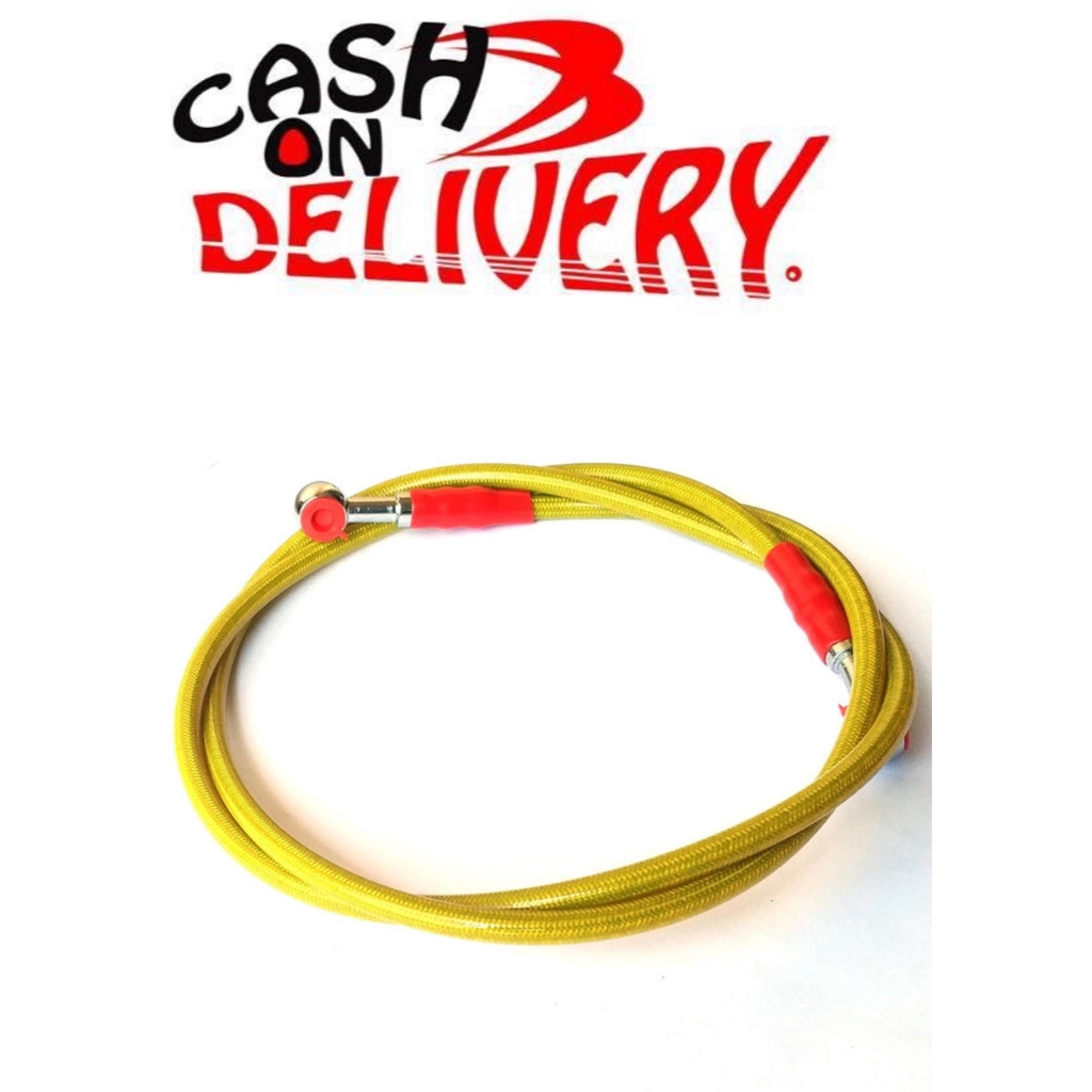 PROMO 90 cm Selang Rem Disc Belakang Motor KUNING
