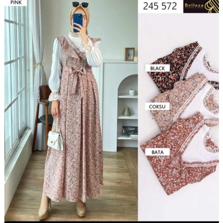 Gamis Dress Hanami mix brukat import 245 572