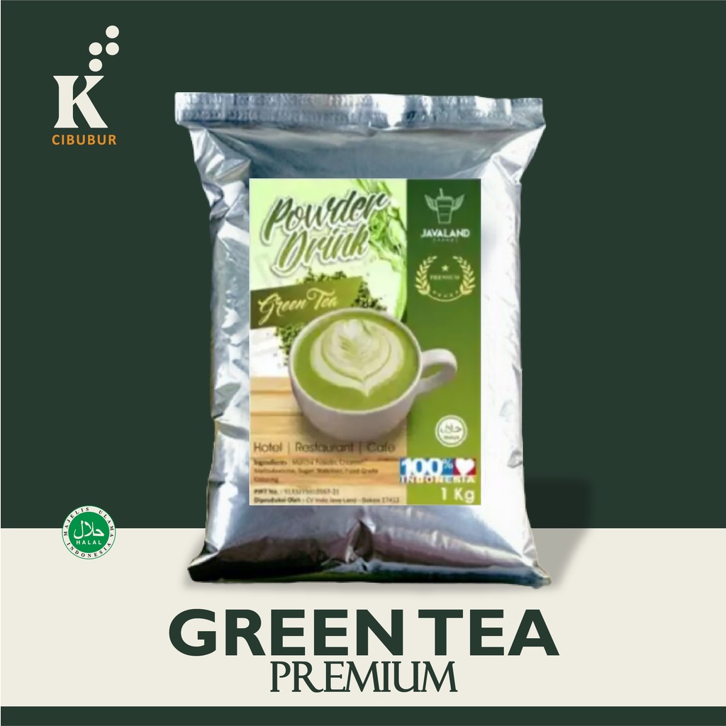 

Bubuk Minuman Premium Green Tea/Matcha Original Javaland 100% Halal MUI | Matcha Plain