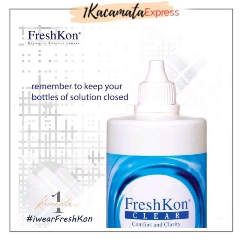 SOLUTION FRESHKON BESAR 360 ML CAIRAN CUCI DAN RENDAM SOFTLENS