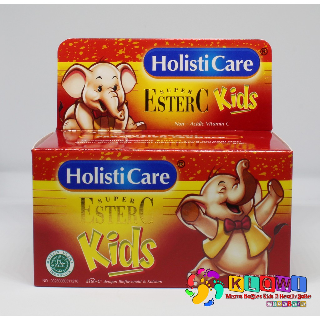 HOLISTICARE ESTER-C KIDS MULTIVITAMIN ANAK 30 TABLET