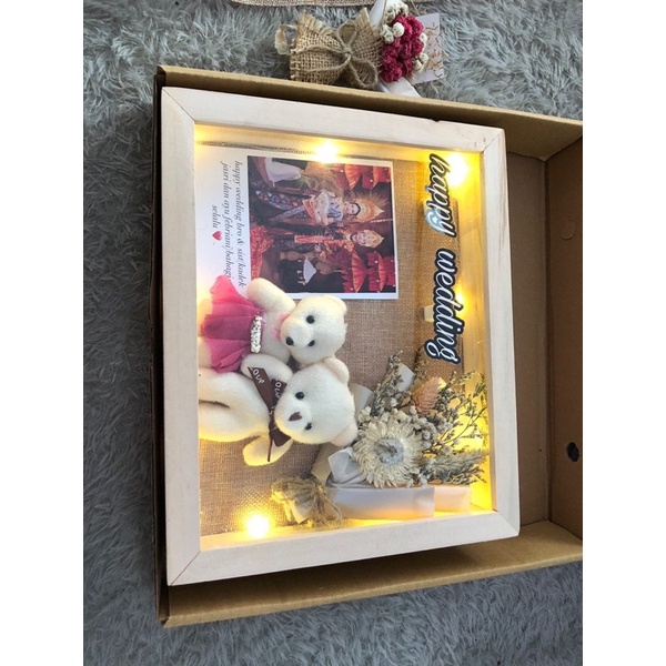 bingkai 3D wedding wisuda dll