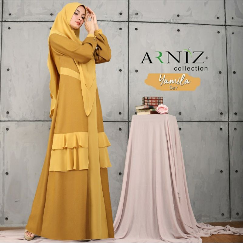 Yamila set syari original Arniz