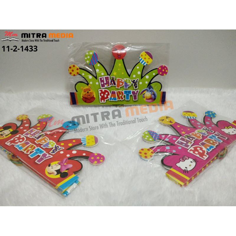 TOPI PESTA ULANG TAHUN KARAKTER TOPI BADUT LUCU