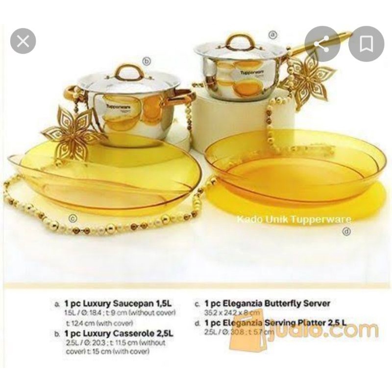 ELEGANZIA SERVING PLATTER 2.5 LITER ORIGINAL PIRING SAJI BESAR