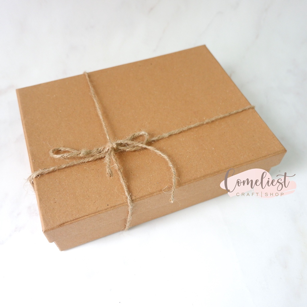 

KOTAK KADO | GIFT BOX | BOX HAMPERS | HARD BOX | BOX HADIAH MURAH RUSTIC VINTAGE COKLAT