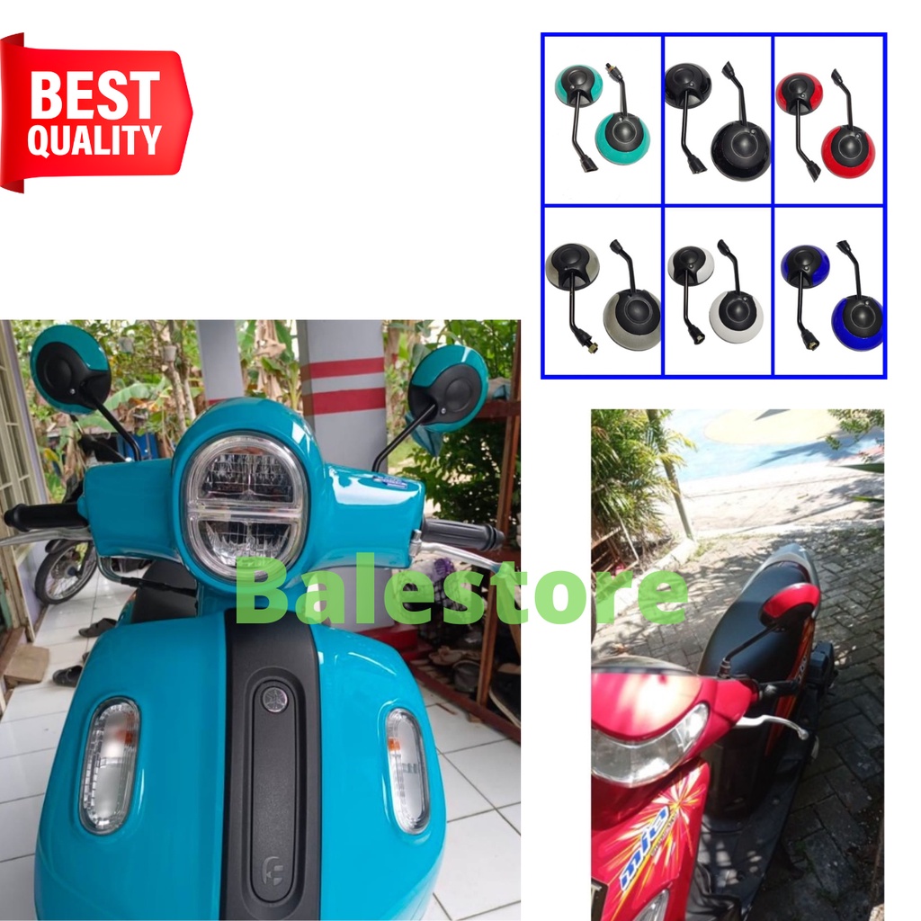 Spion model scoopy fazzio fino bulat tangkai panjang