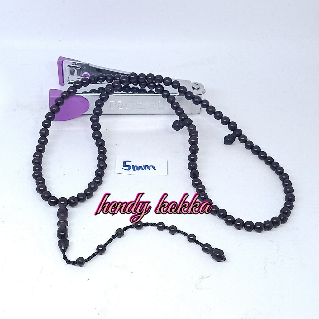 tasbih kokka kaukah kokka 99 bulat polos 5mm H