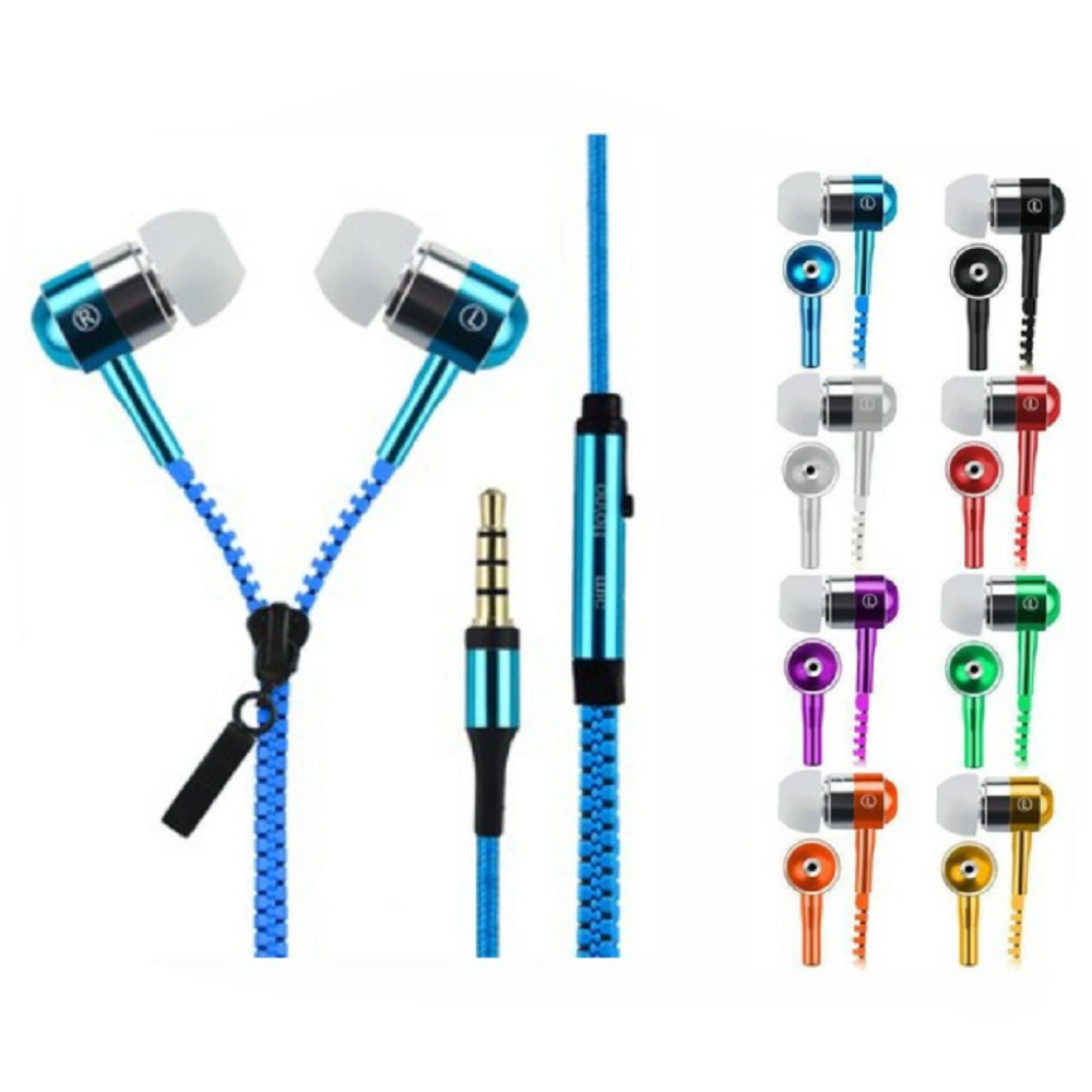 NEW DESIGN GAUL HEAD SET/ EARPHONE ZIPPER