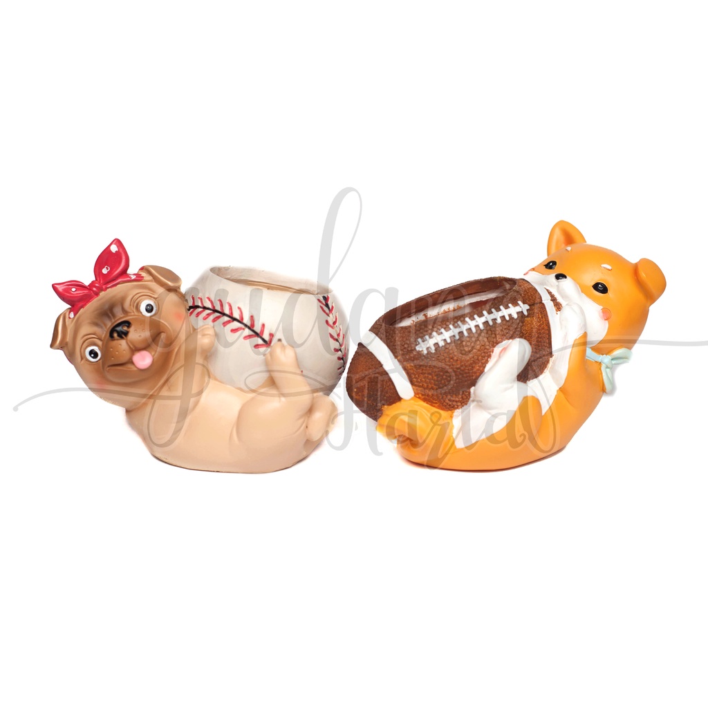 Pot Animal Sport Ball Succulent Pot Hiasan Pajangan Home Decor GH 503111