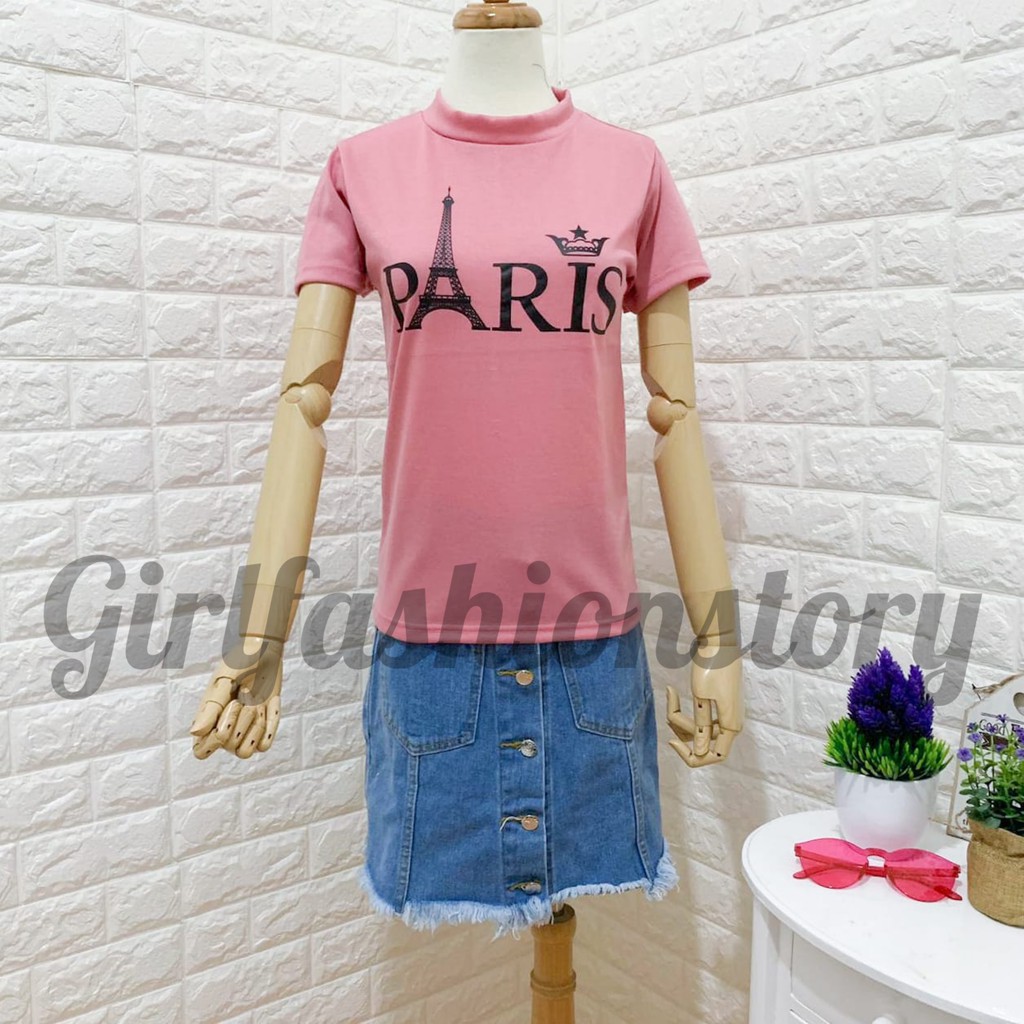 GFS PARIS TEE TSHIRT TUMBLR RINGER ORIGINAL BABYTERI