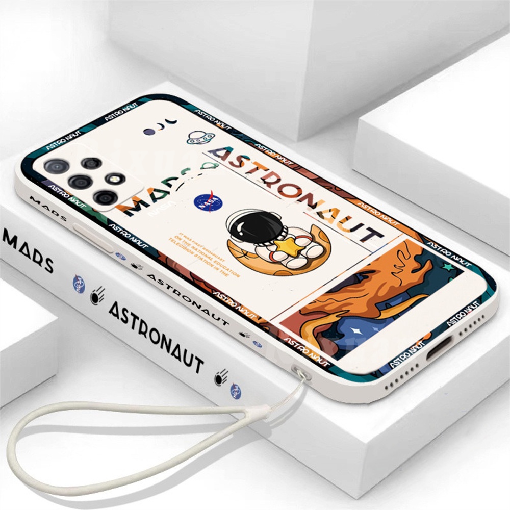 Soft Case Karet Motif Astrona Mars Untuk Samsung A13 A03 A03S A12 A02S A21S A11 A10 A20 A30 A50 A30S A52 A52S A50S M12 M11