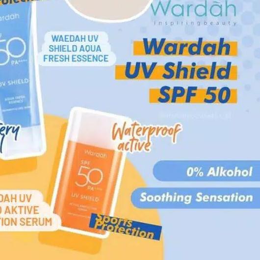 ★ BB ★ WARDAH UV Shield Aqua Fresh Essence | Active Protection Serum | SPF 50 PA++++ Sunscreen