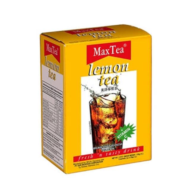 

LEMON TEA | MAXTEA INSTANT DRINK LEMON TEA 5X25G | TEH TARIK RASA LEMON