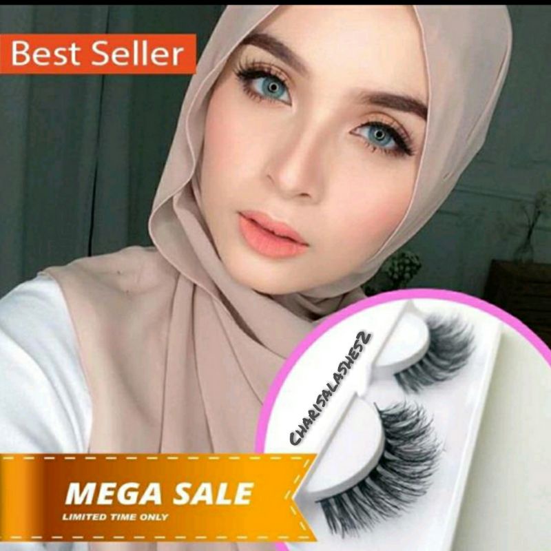 [ G11 3D ] Bulu mata 3D Lusinan Bulu Mata 3D Bulu Mata Palsu 3D  Charisalashes2 Bulu Mata 3D Lusinan