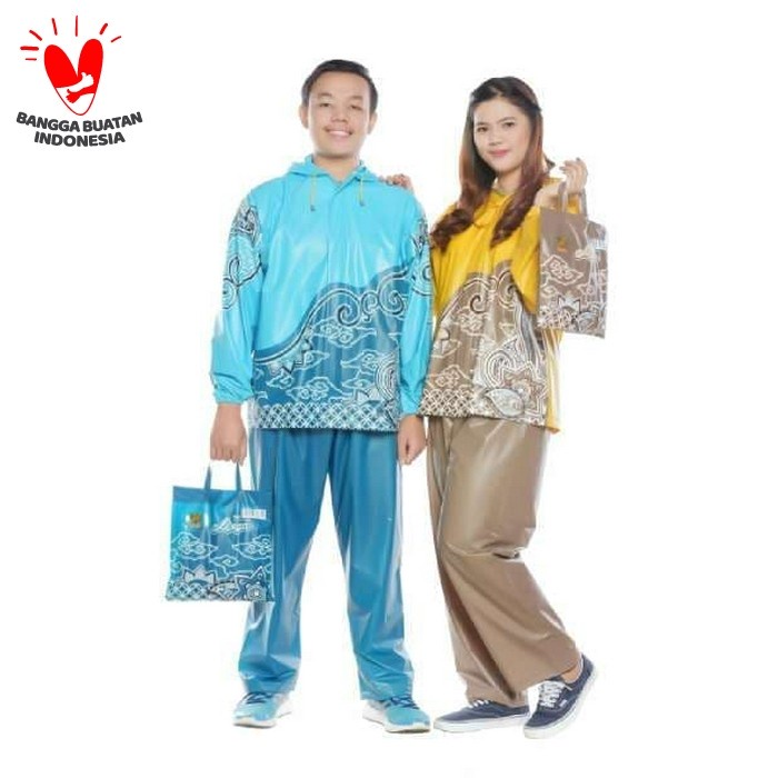 JAS HUJAN JAKET CELANA TIGER HEAD BATIK 285