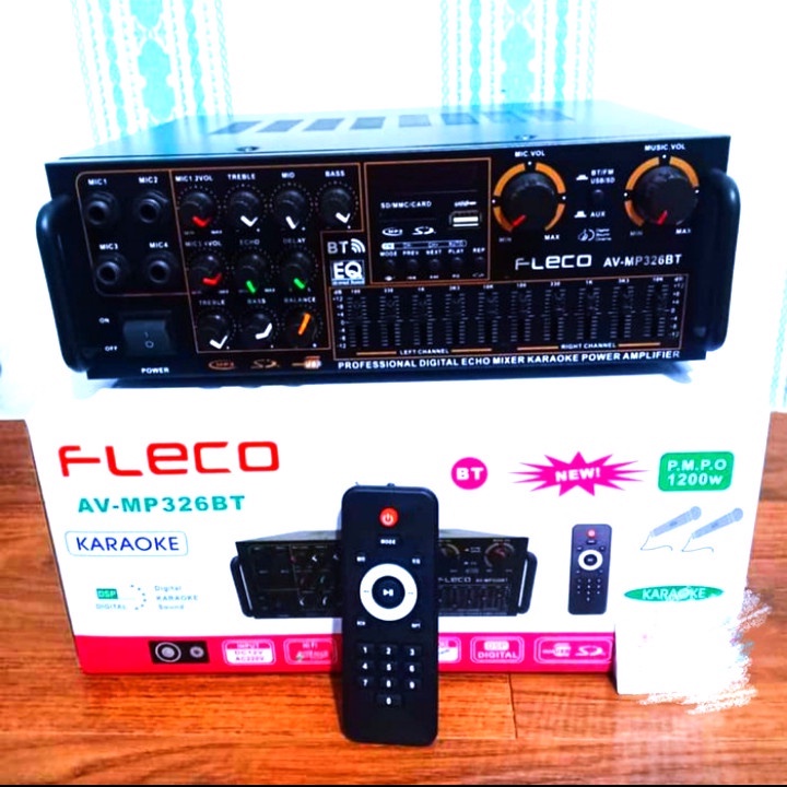 COD Power Amplifier Bluetooth Fleco AV-MP326BT - Amplifier Bluetooth Portabel AV-MP326BT