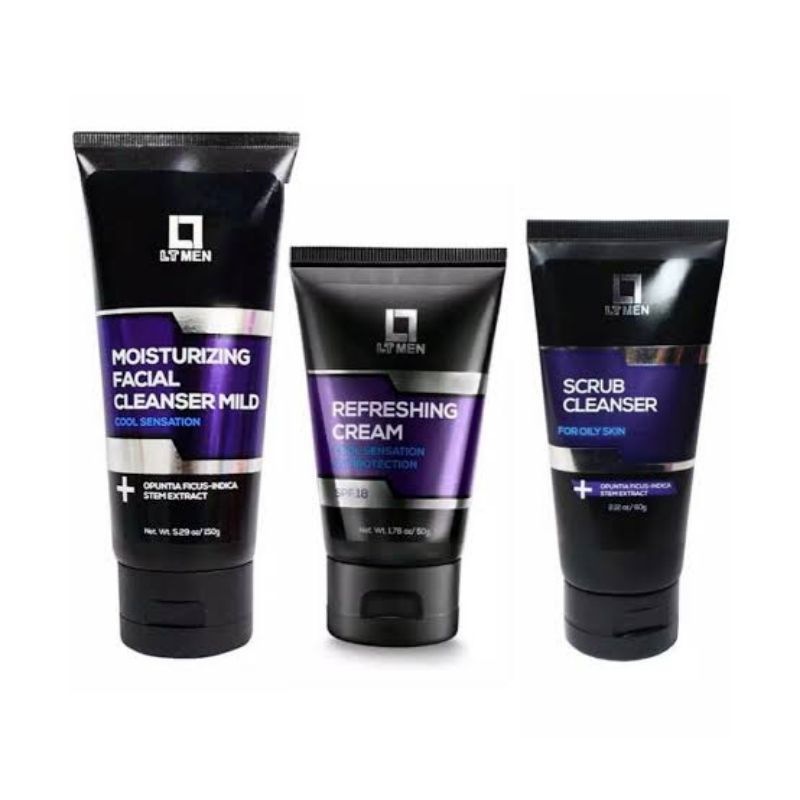 Lt Men Series moisturizing facial cleansee mild / refreshing cream / scrub cleanser