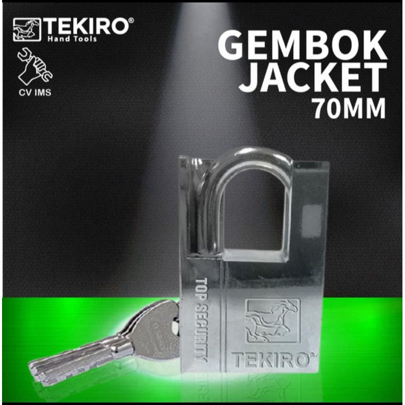 Gembok Jaket 70mm Tekiro Original