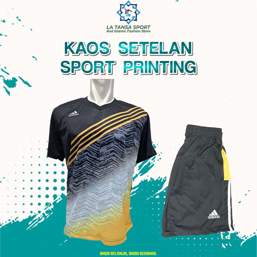 KAOS SETELAN SPORT PRINTING