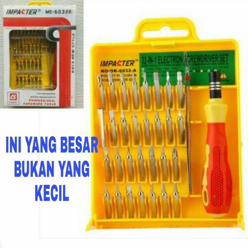 Obeng HP 32 dalam 1set.