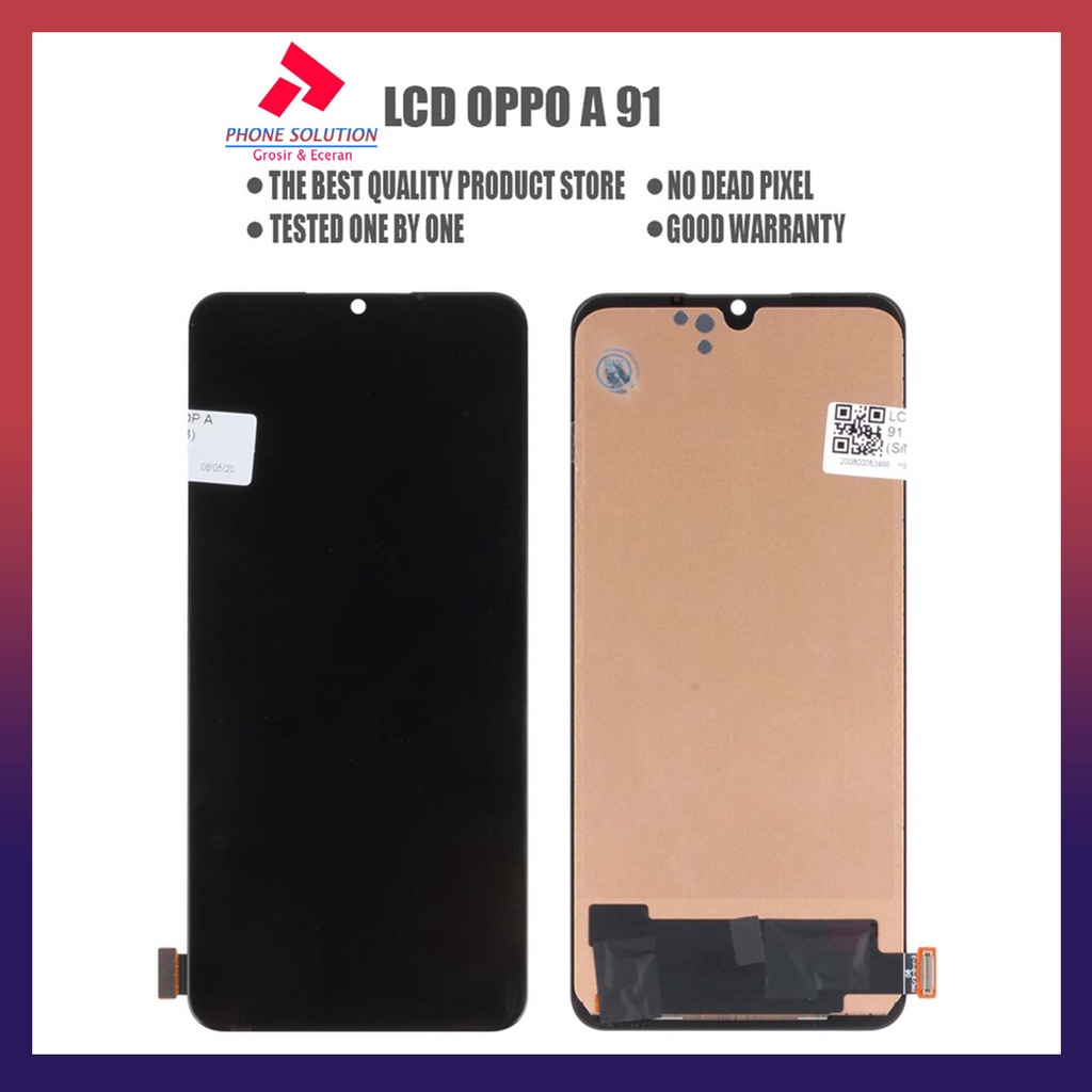 LCD Oppo A91 / LCD Oppo Reno 3 Fullset Touchscreen Original 100% // Supplier LCD Oppo - Garansi 1 Bulan