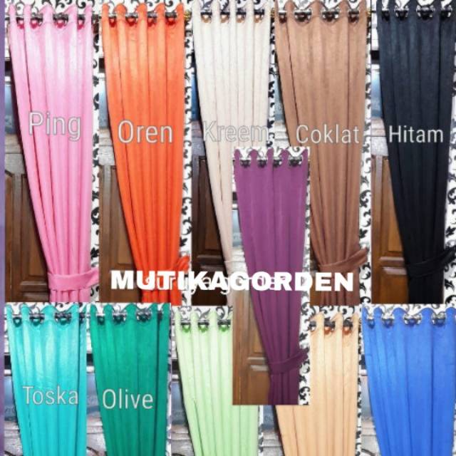 Gorden polos embos hitam tosca coklat oren biru semok ring 10 ring 5