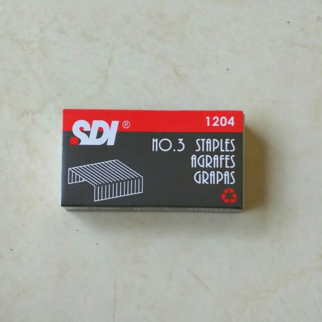 

Staples / refill isi stapler besar SDI No. 3 No.1204 24/6