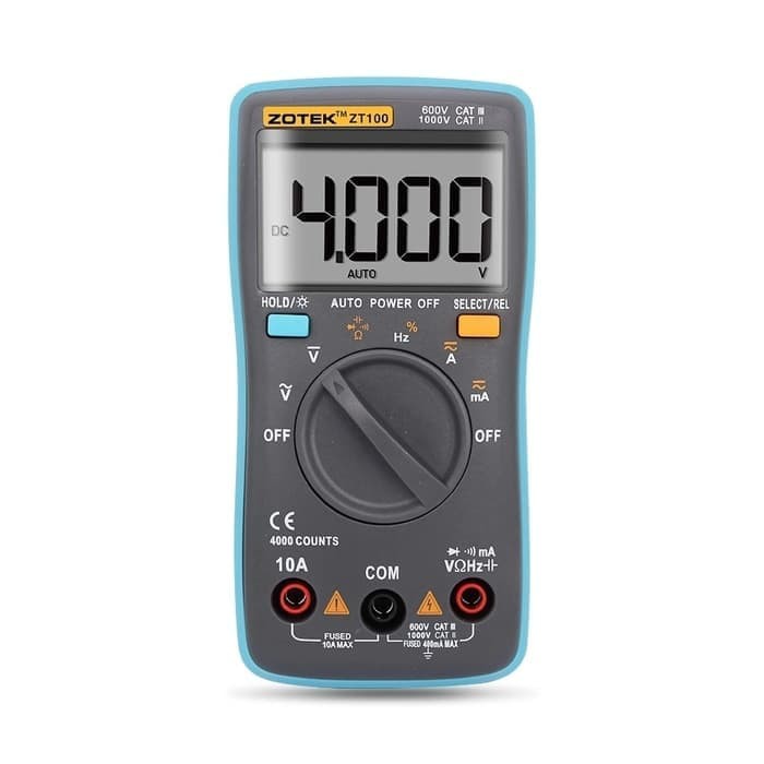 AVOMETER DIGITAL ZOTEK ZT100 / MULTITESTER DIGITAL ZOTEK ZT 100 MINI