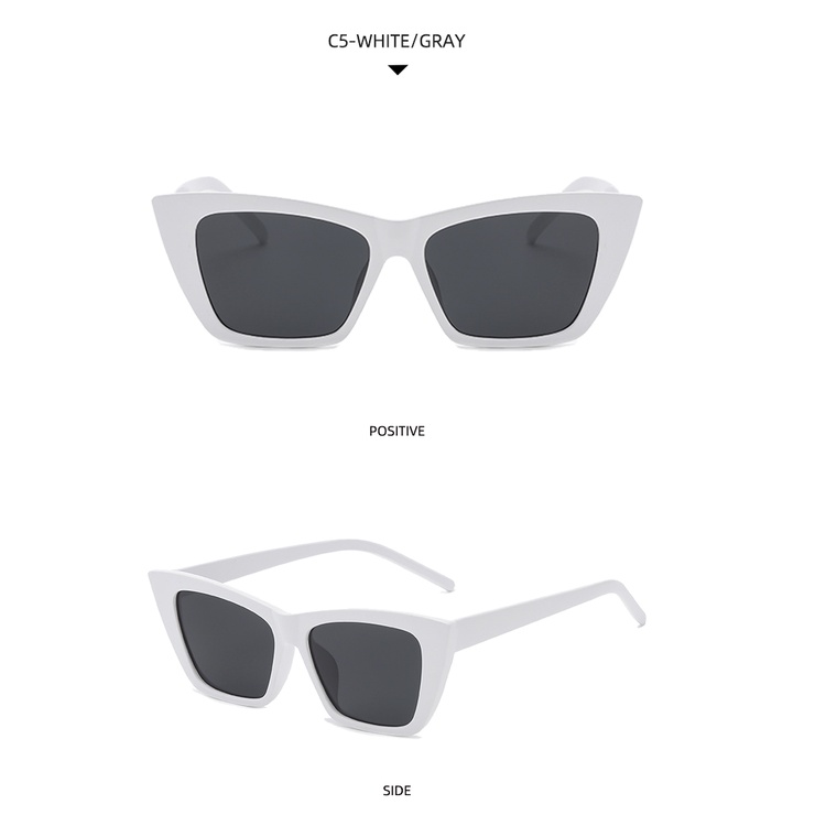 2021 European and American cat eye small frame fashion men's and women's sunglasses