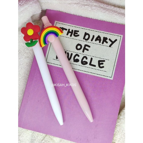 

Pulpen lucu pelangi bunga