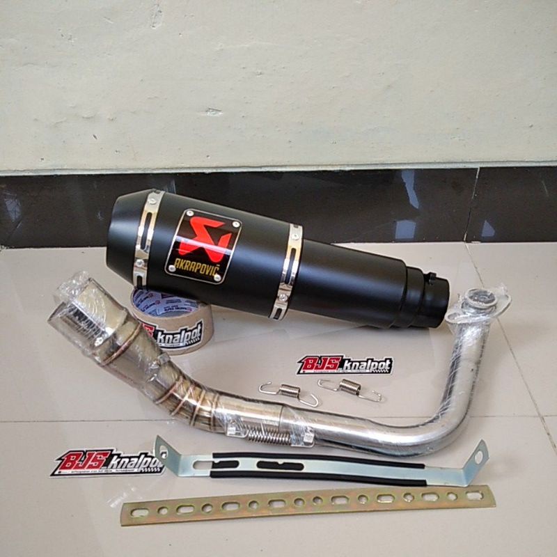Knalpot akrapovic Nmax Aerox 155 Vario Beat street Scoopy new Xride mio soul Adv pcx Genio-Doff -beat karbu/fi