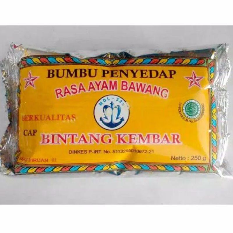 

Bumbu penyedap rasa cap bintang kembar 250gr